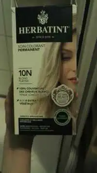 HERBATINT - Soin colorant 10N blond platine