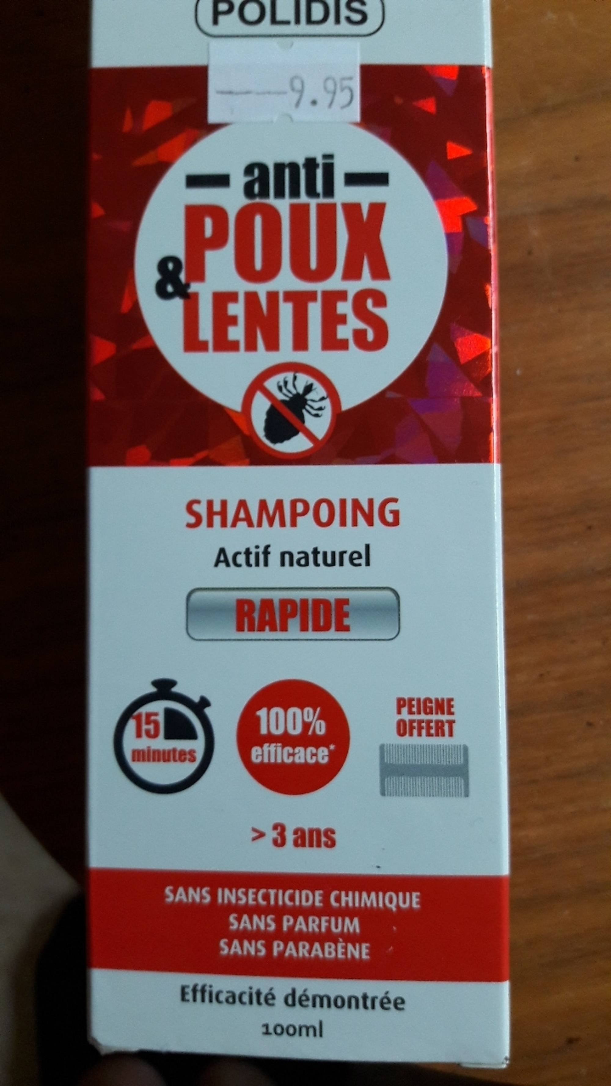 POLIDIS - Shampoing Anti-poux & lentes
