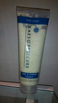 KAESO - Kaeso pedicure lime & ginger tingle -  Gommage pour pied