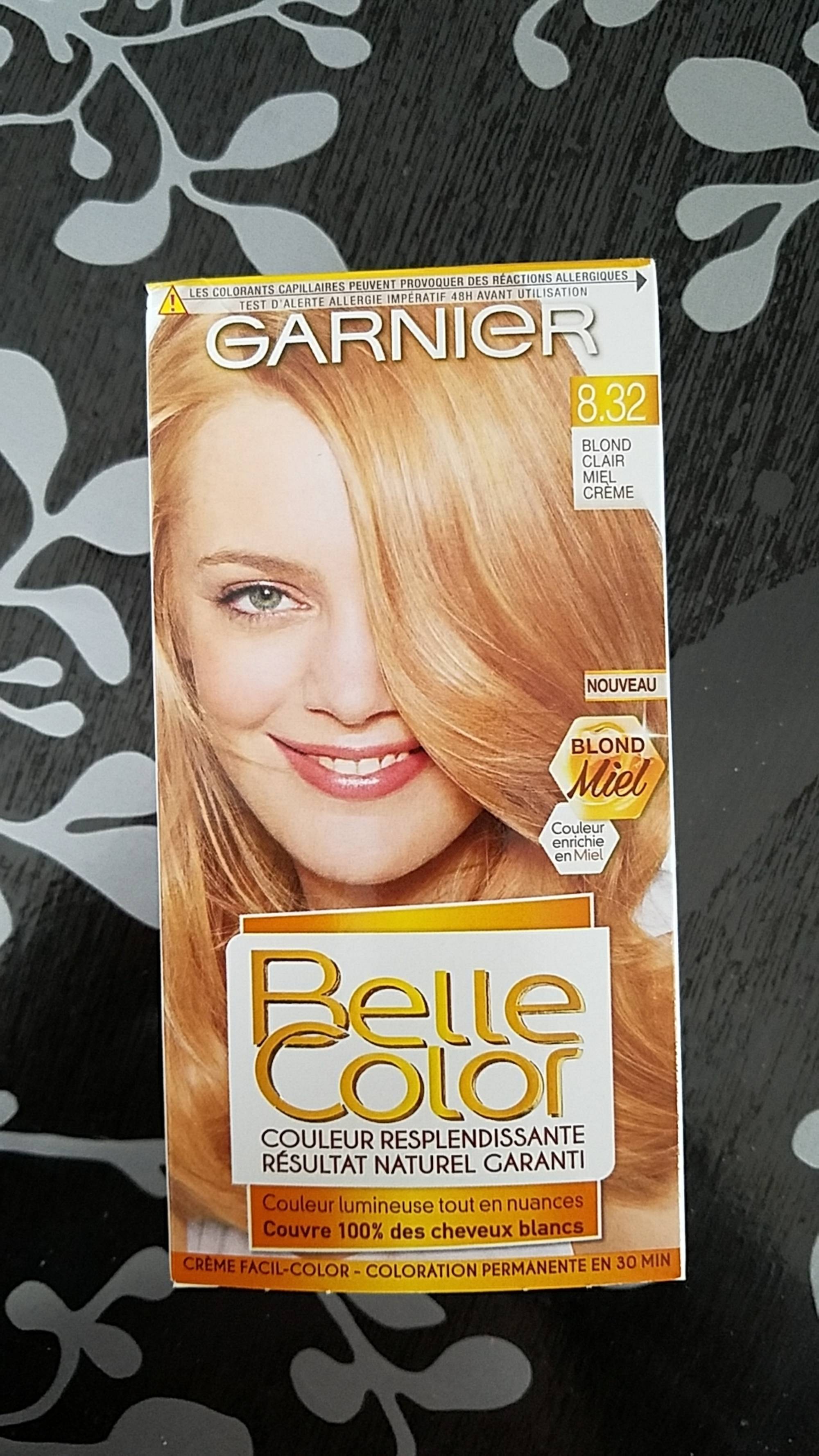 GARNIER - Belle color - Coloration permanente - 8.32 blond clair miel crème