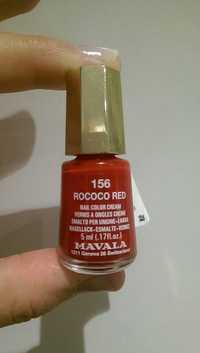 MAVALA - Vernis à ongles crème 156 rococo red