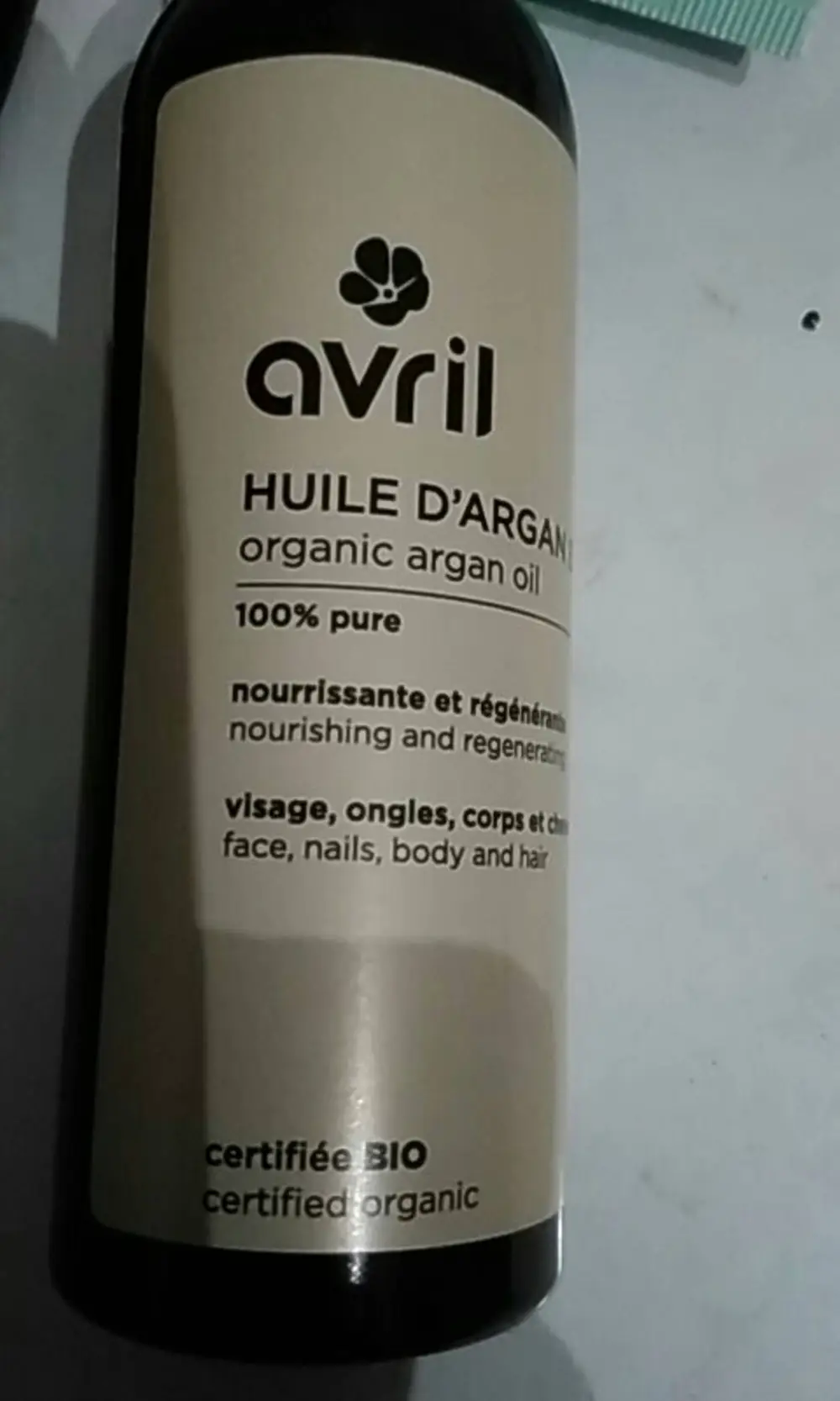 AVRIL - Huile d'argan bio