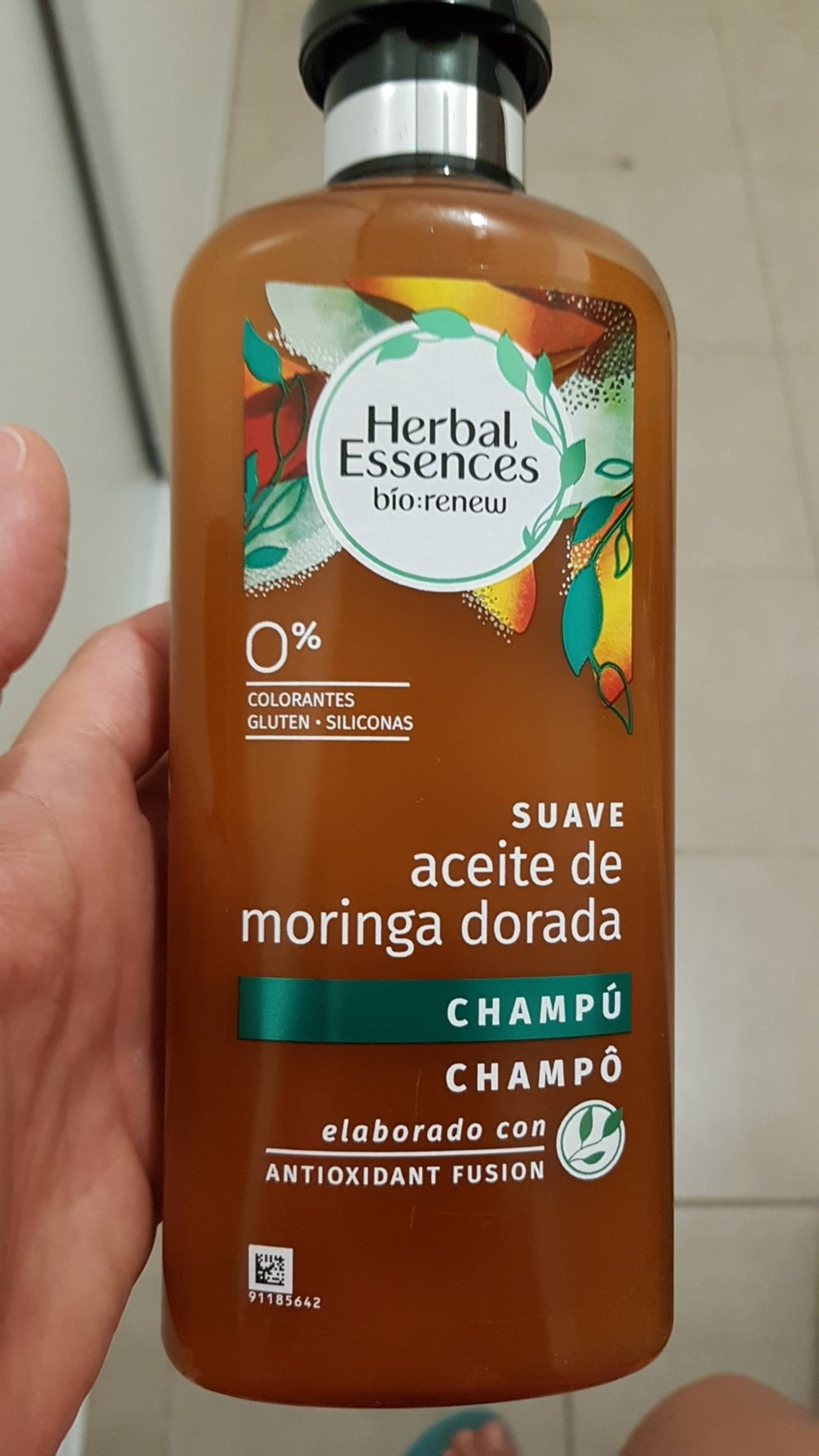 HERBAL ESSENCES - Aceite de moringa dorata - Champooing