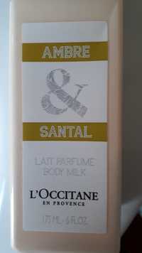 L'OCCITANE - Ambre & Santal - Lait parfumé corps