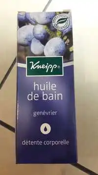 KNEIPP - Genévrier - Huile de bain 