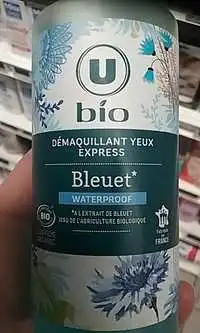 U BIO - Bio - Démaquillant yeux express bleuet bio