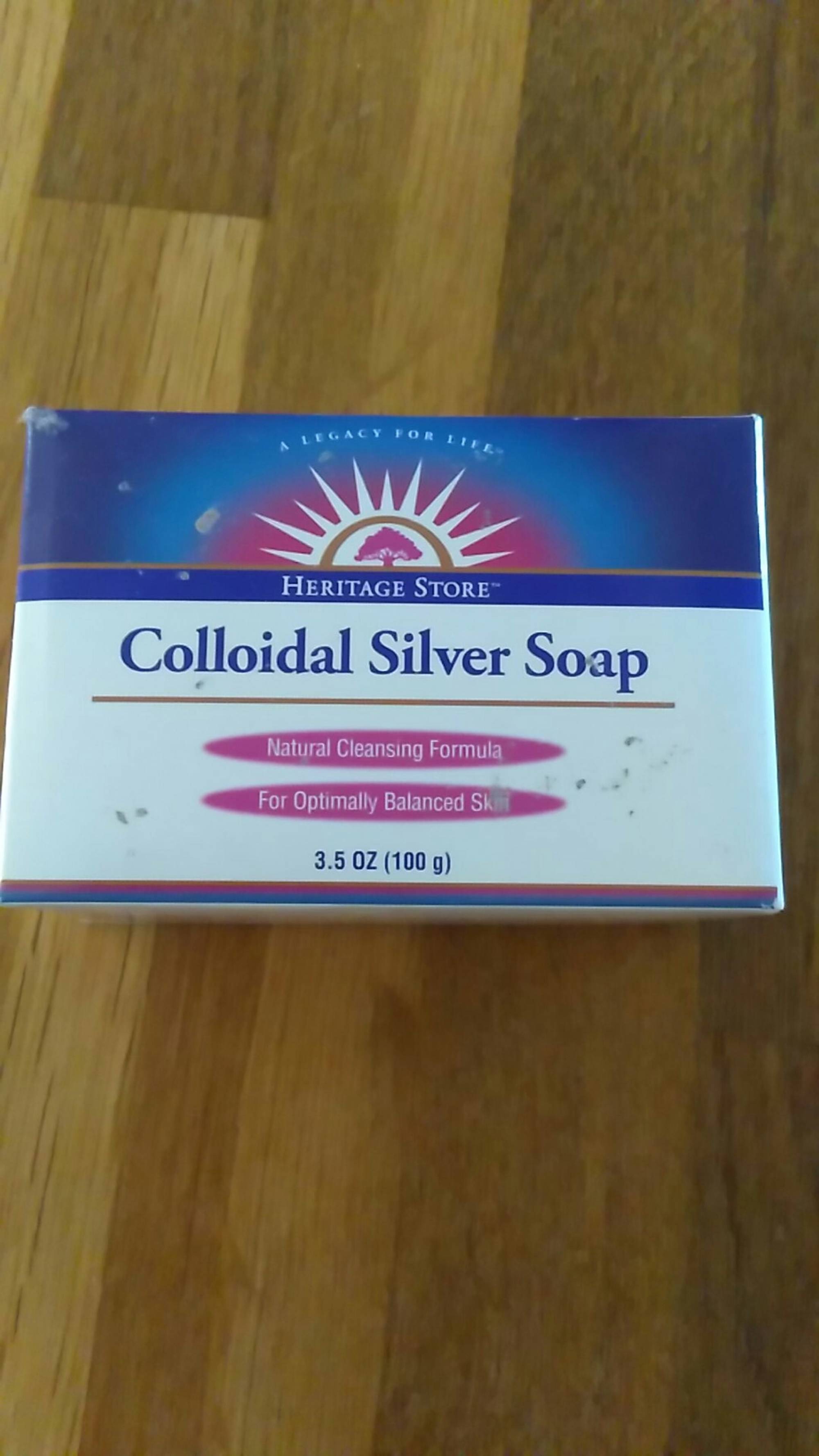 HERITAGE STORE - Colloidal silver soap 