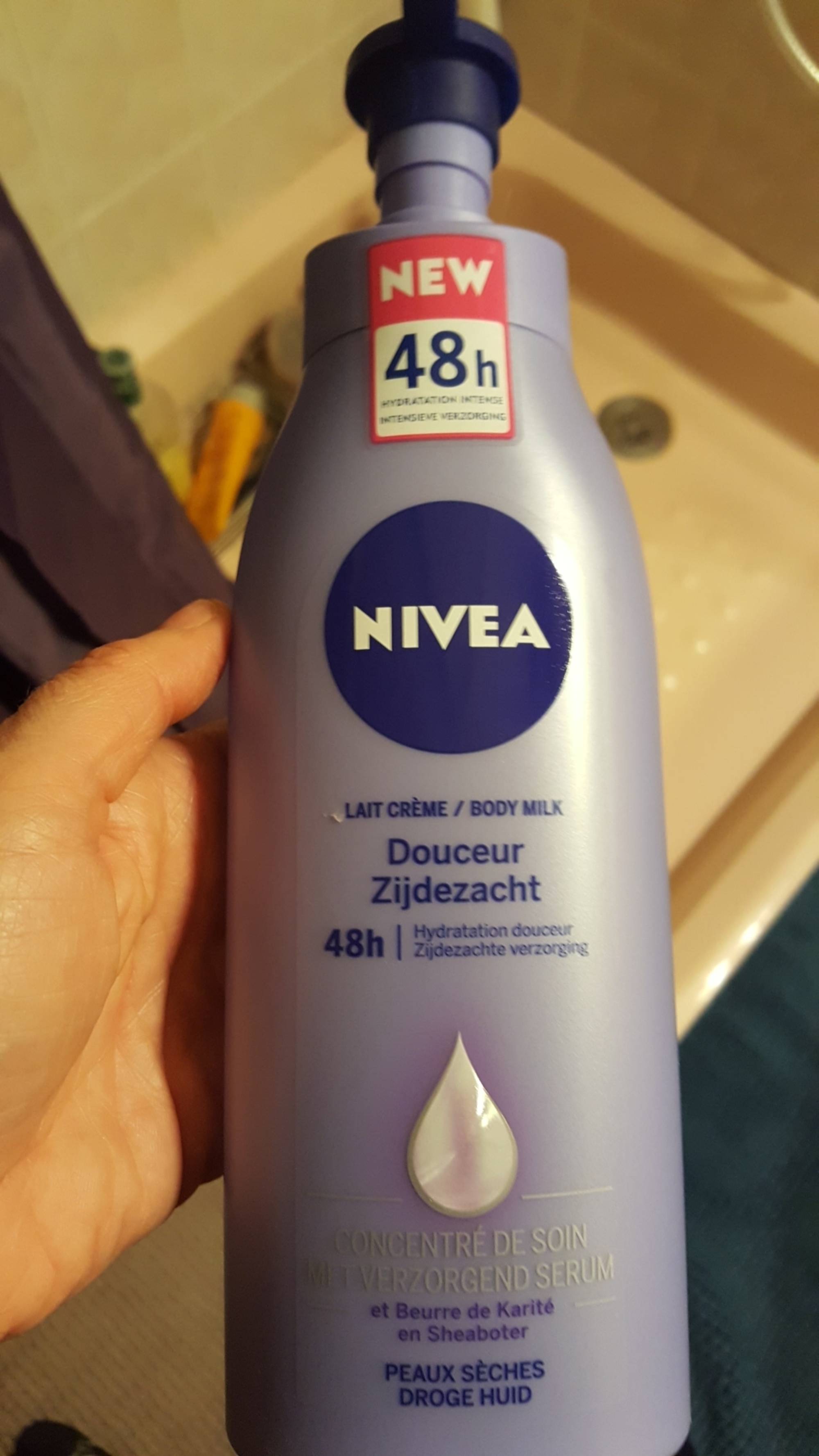 NIVEA - Lait crème douceur 48h