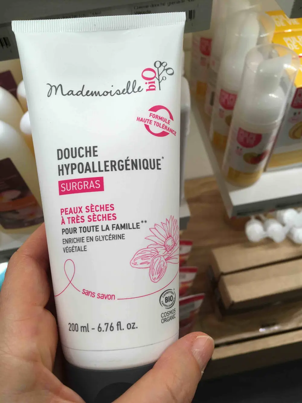 MADEMOISELLE BIO - Douche hypoallergénique surgras bio