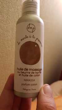 DU MONDE À LA PROVENCE - Nihassa - Huile de massage au beurre de karité et huile de coton