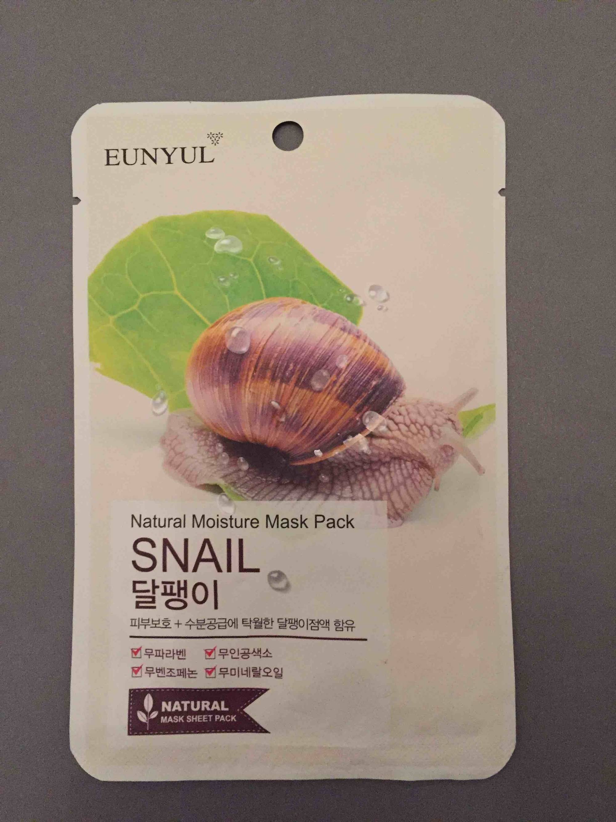 EUNYUL - Snail - Natural moisture mask pack