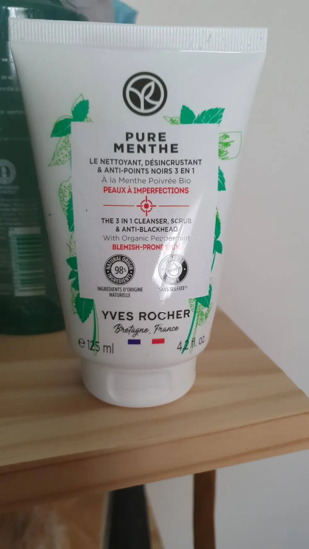 YVES ROCHER - Pure menthe - Le nettoyant désincrustant & anti-points noirs 3 en 1