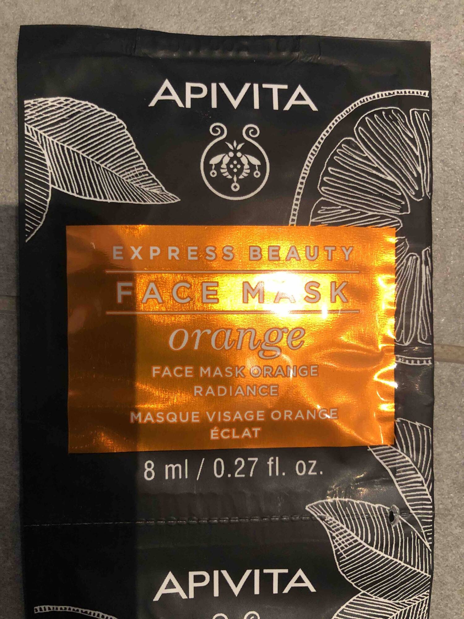 APIVITA - Express beauty - Masque visage orange éclat
