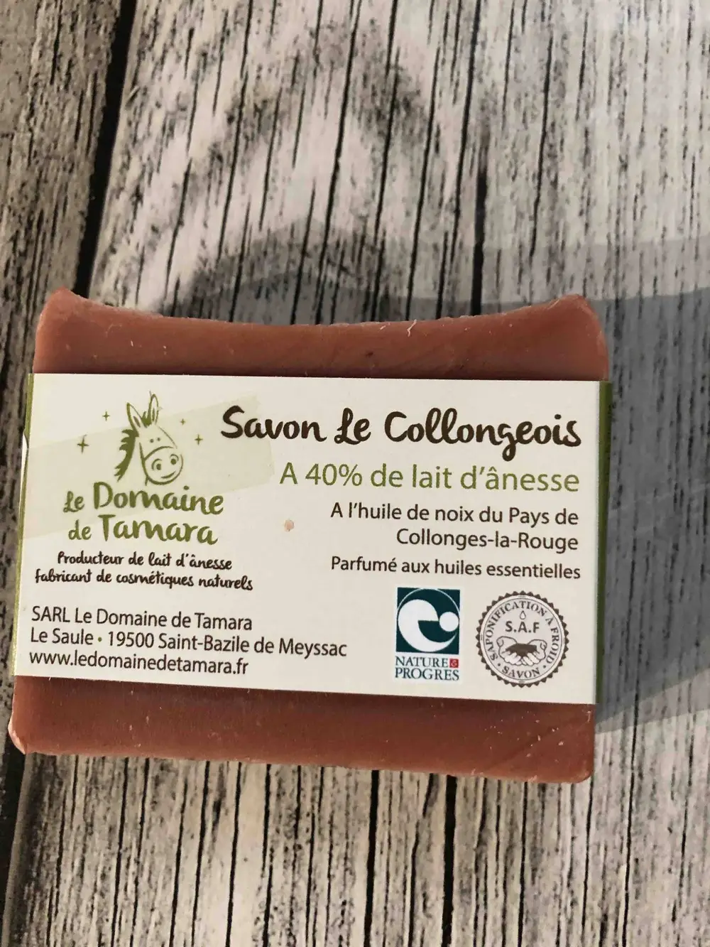 LE DOMAINE DE TAMARA - Savon Le Collongeois
