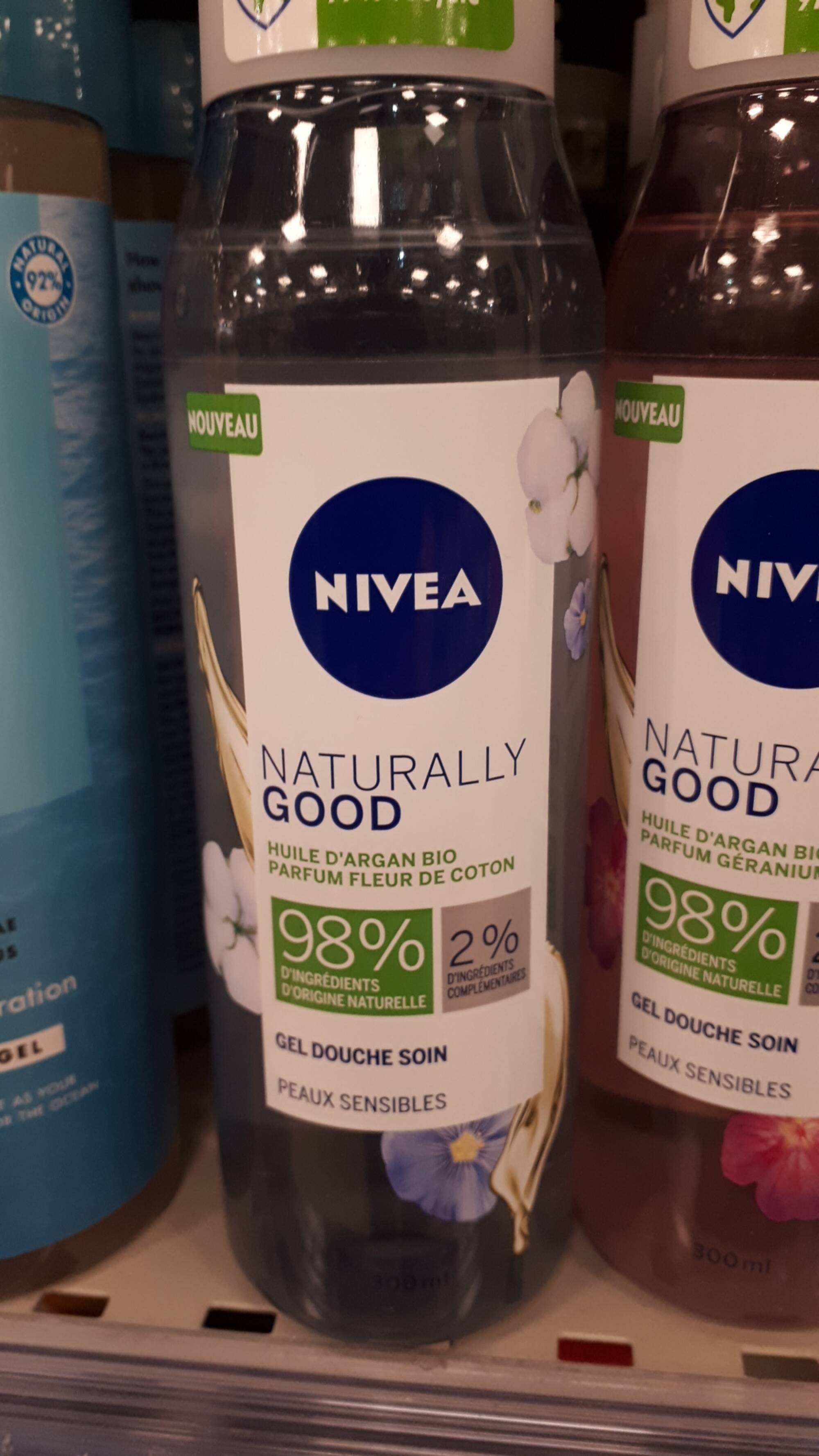 Gels douche d'origine naturelle NATURALLY GOOD – NIVEA