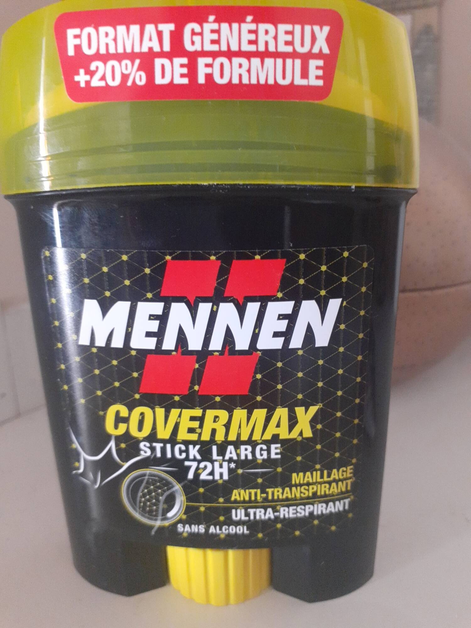 MENNEN - Covermax - Anti-transpirant sans alcool 72h