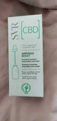 LABORATOIRE SVR - CBD Ampoule resist