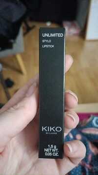 KIKO MILANO - Unlimited - Stylo lipstick
