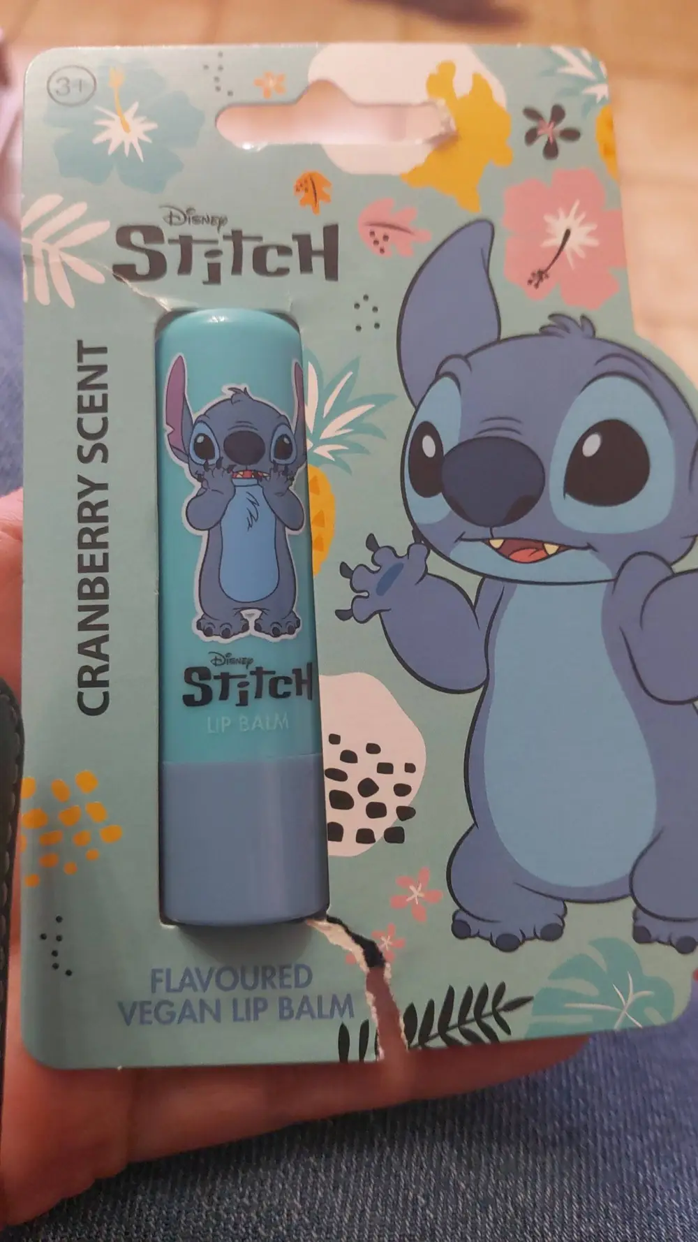 DISNEY - Stitch - Flavoured vegan lip balm cranberry scent