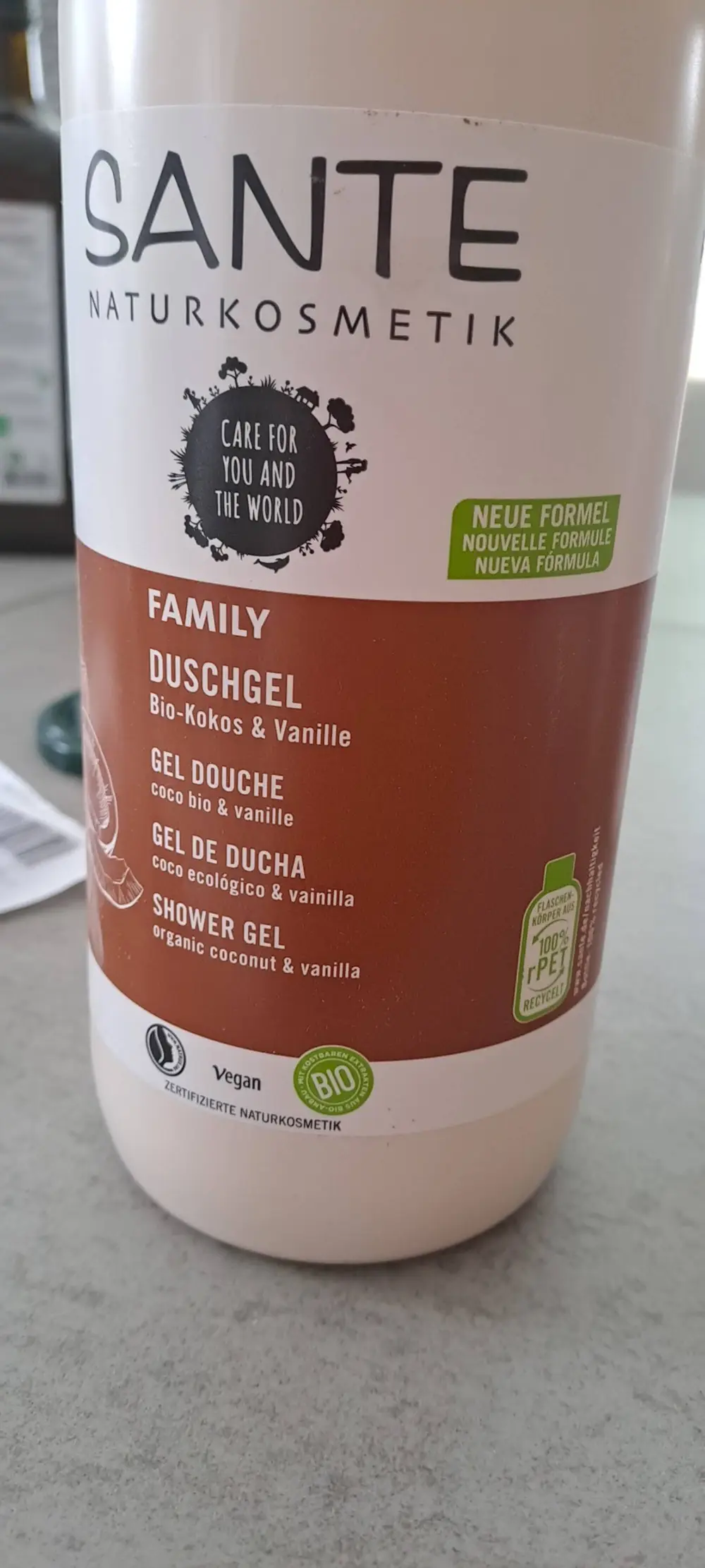 SANTE NATURKOSMETIK - Family - Gel douche coco bio & vanille