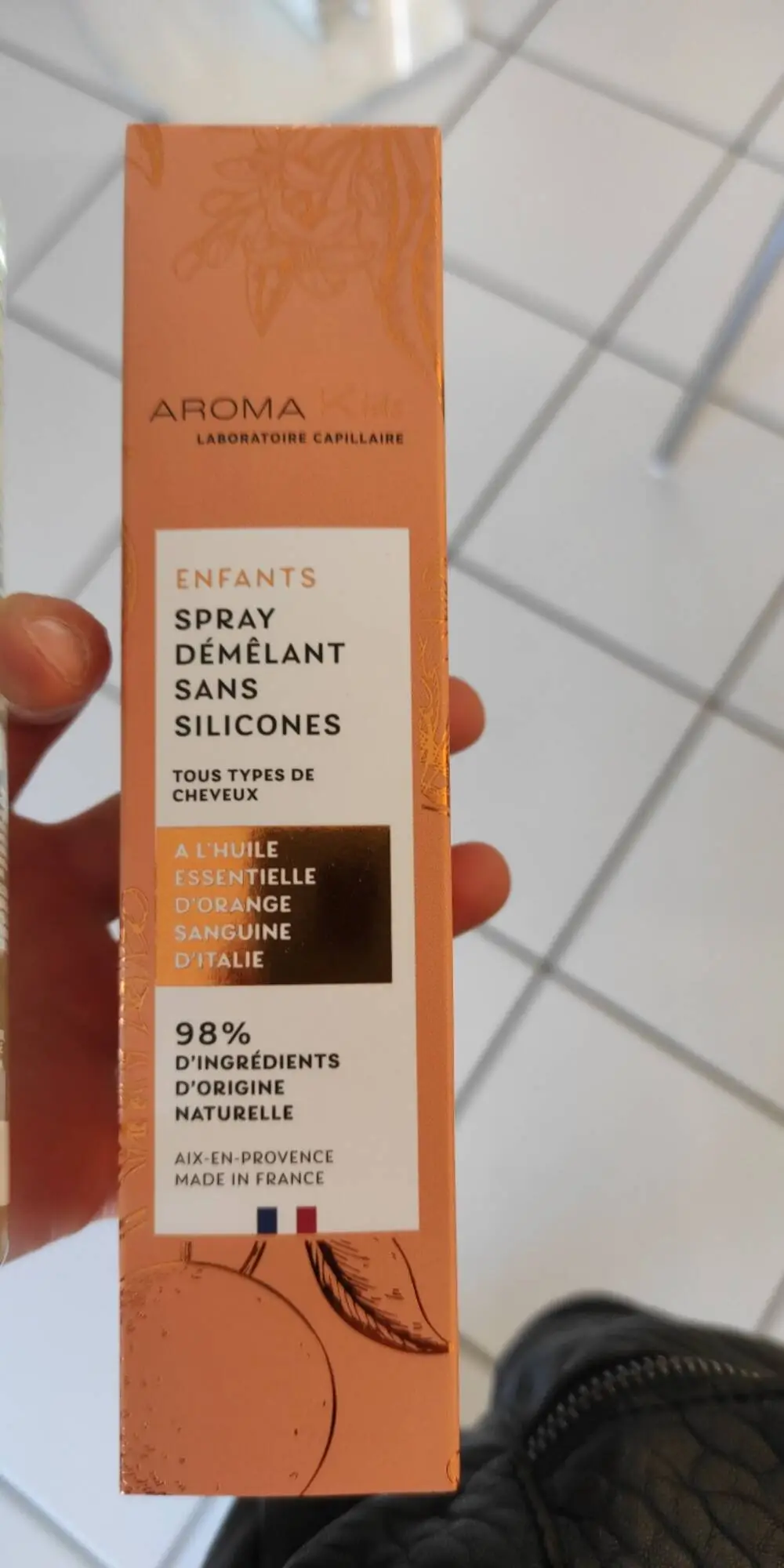 AROMAKER - Spray démêlant sans silicones enfants