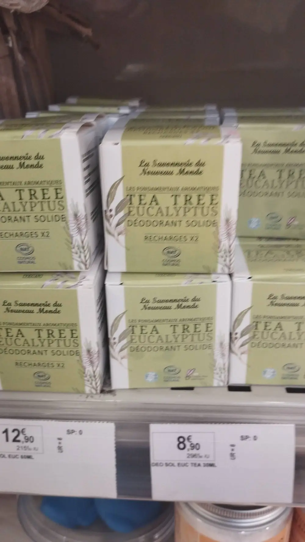 LA SAVONNERIE DU NOUVEAU MONDE - Tea tree eucalyptus - Déodorant solide