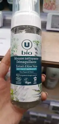 U BIO - Mousse nettoyante démaquillante