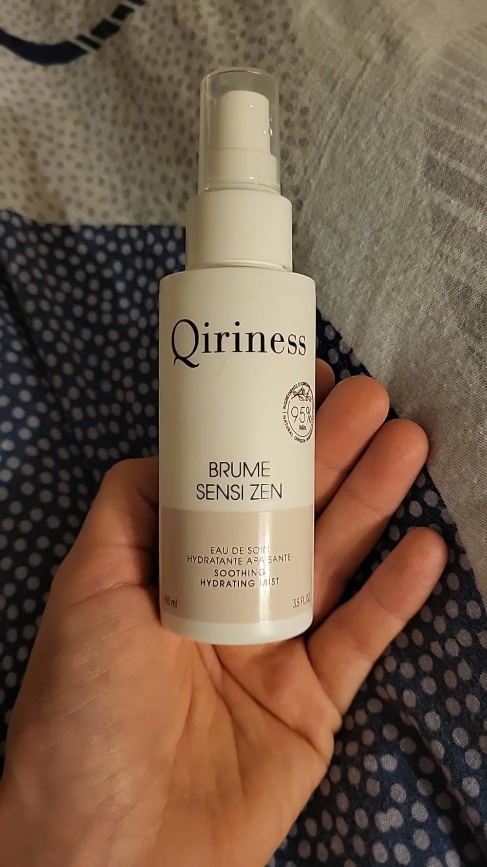 QIRINESS - Brume sensi zen - Eau de soin hydratante apaisante