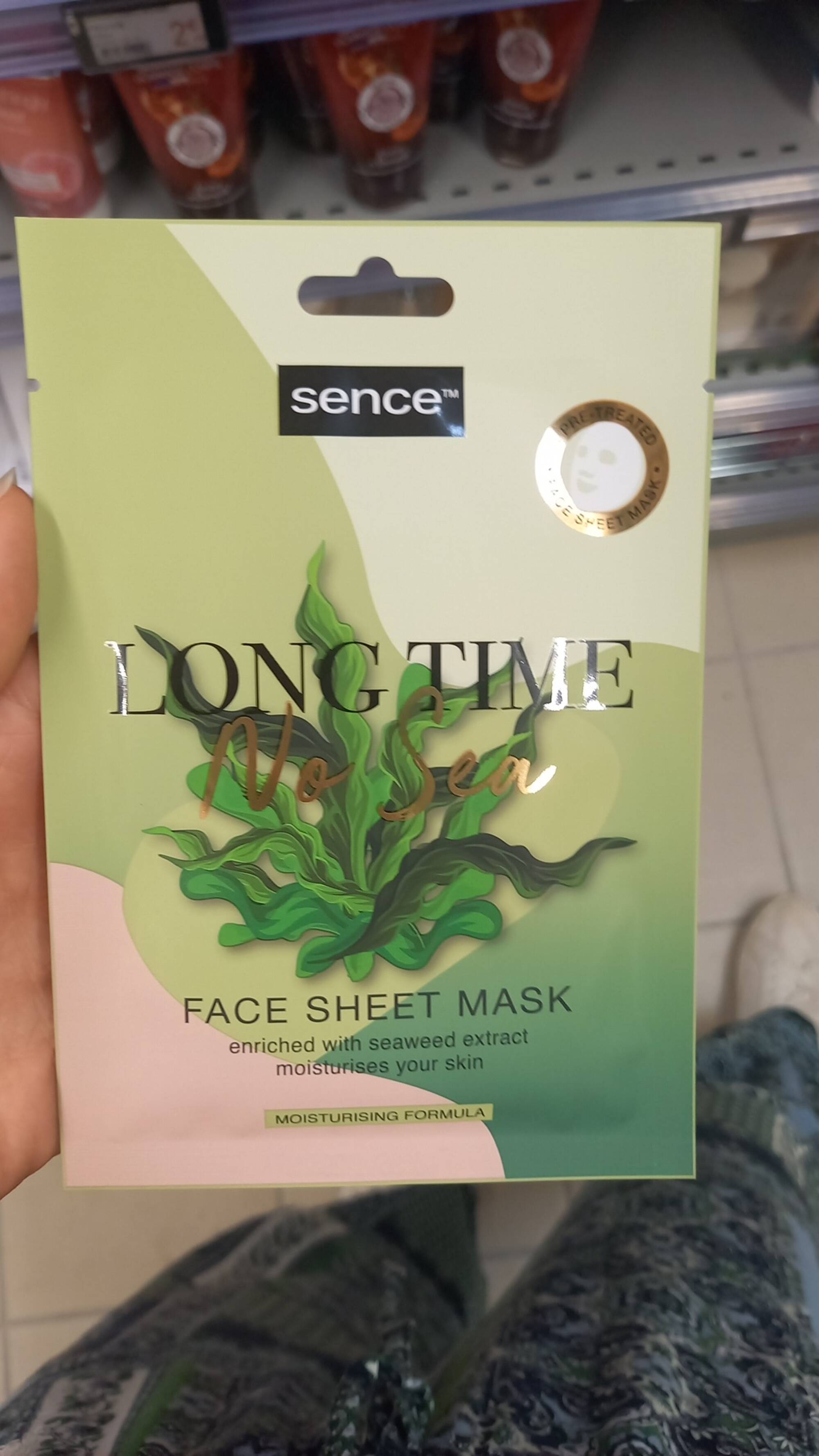 SENCE - Longue time no sea_face sheet mask