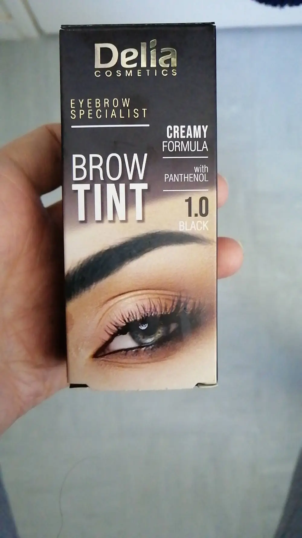 DELIA COSMETICS - Eyebrow specialist - Brow tint 1.0 black