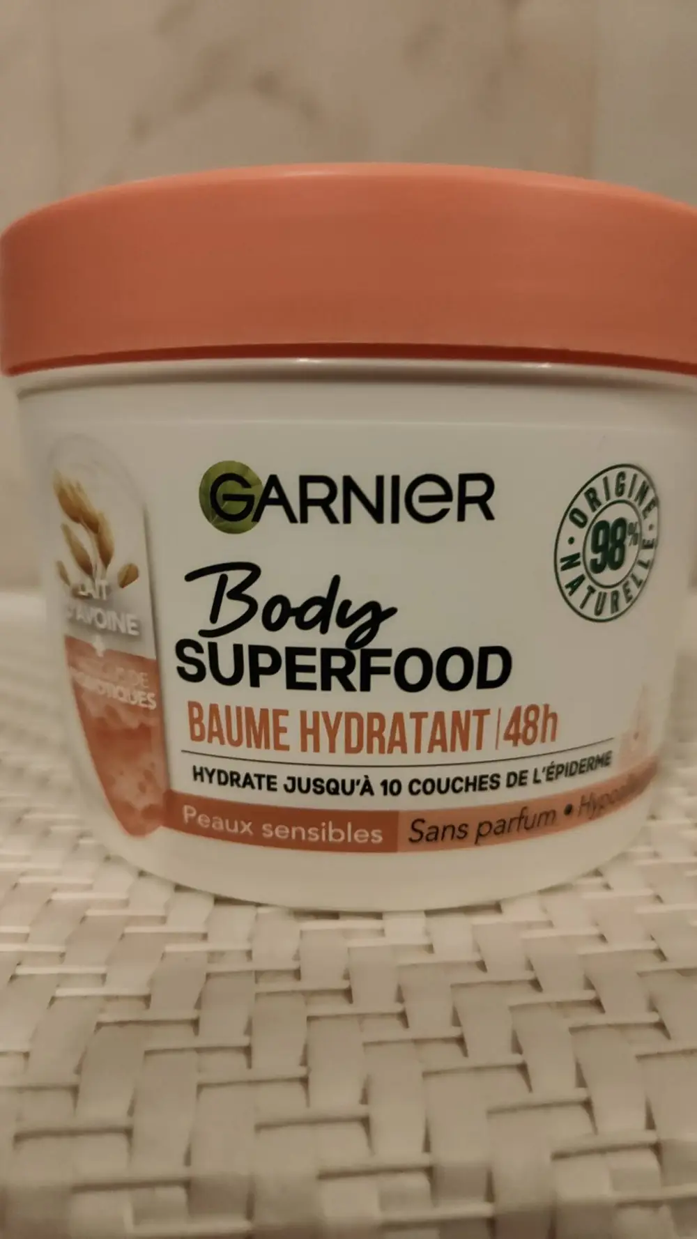 GARNIER - Body superfood - Baume hydratant 48h