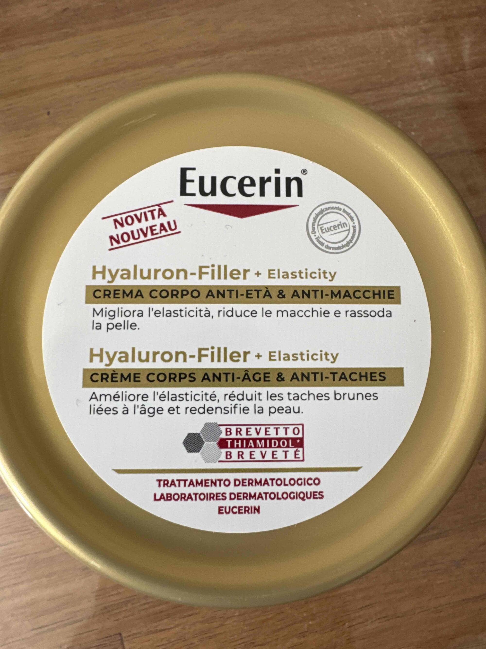 EUCERIN - Hyaluron filler + elasticity - Crème corps anti-age & anti-taches