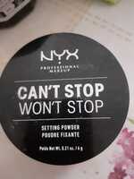 NYX - Can't stop won't stop - Poudre fixante