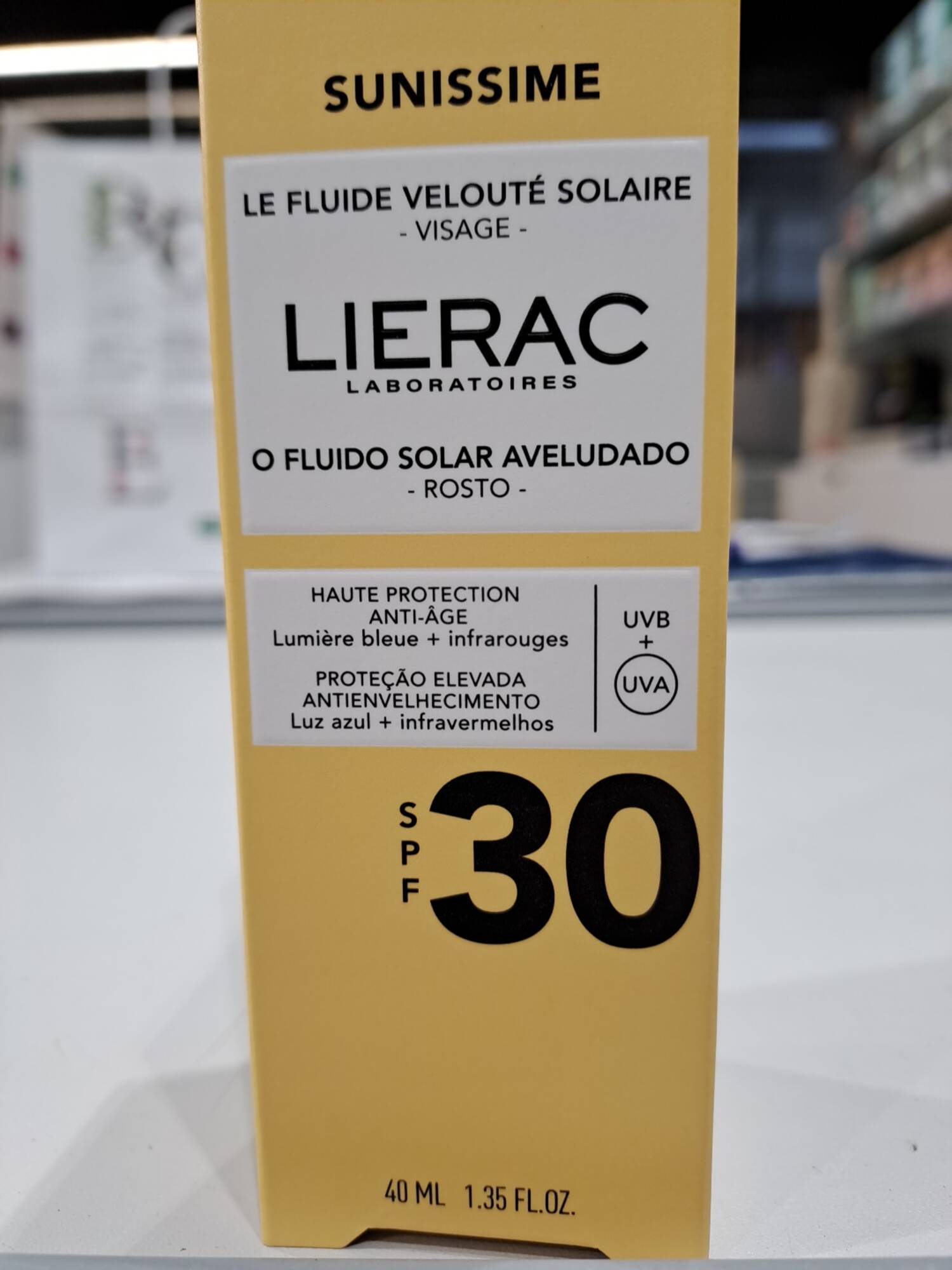 LIÉRAC - Sunissime - Fluide velouté solaire visage SPF 30