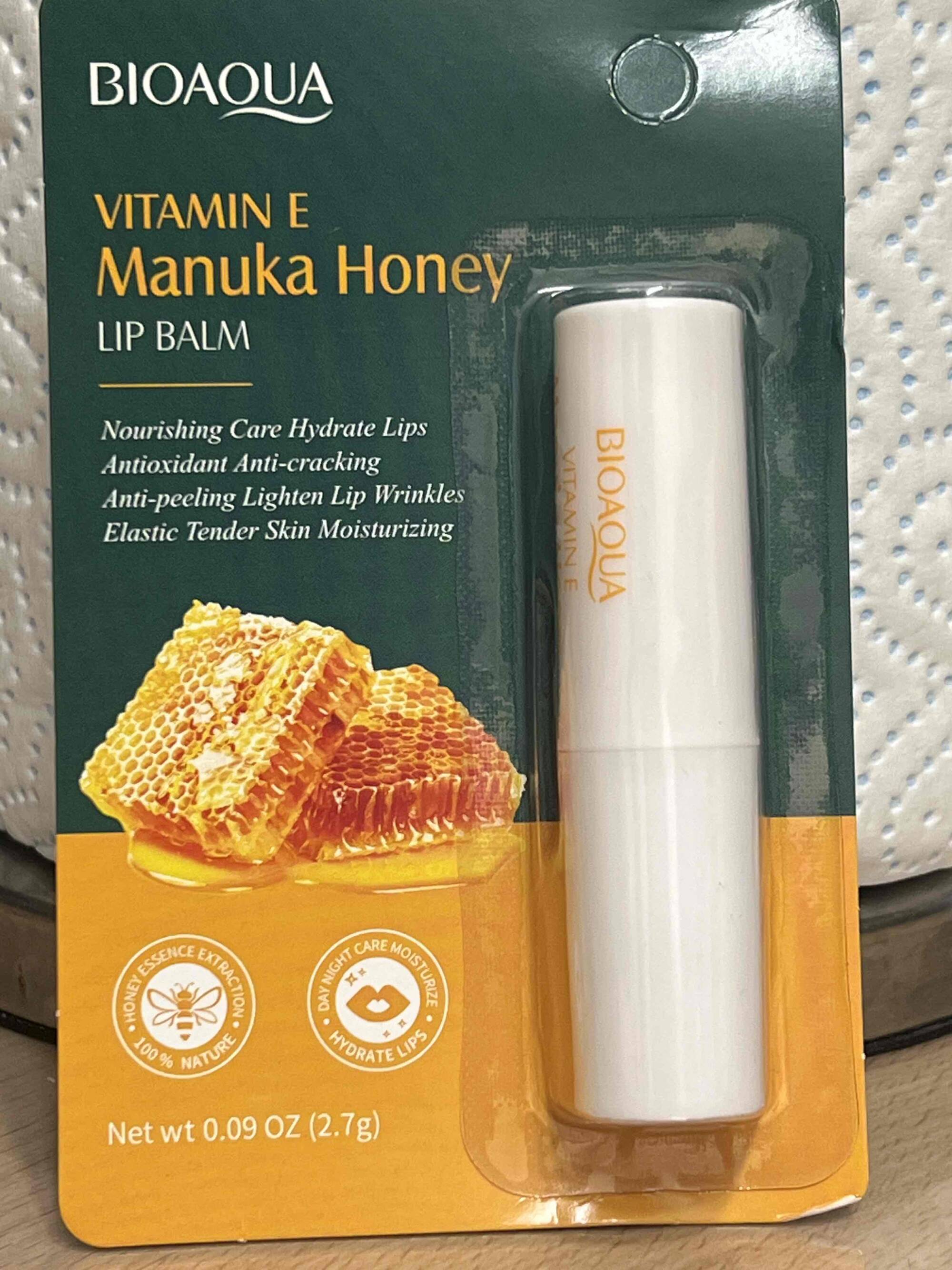 BIOAQUA - Vitamin E manuka honey - Lip balm