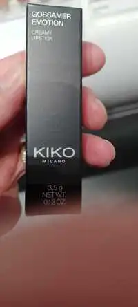 KIKO - Gossamer emotion - Creamy lipstick