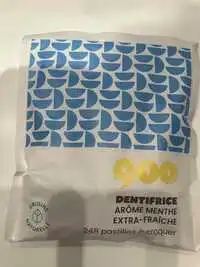 900.CARE - Dentifrice arôme menthe extra-fraîche