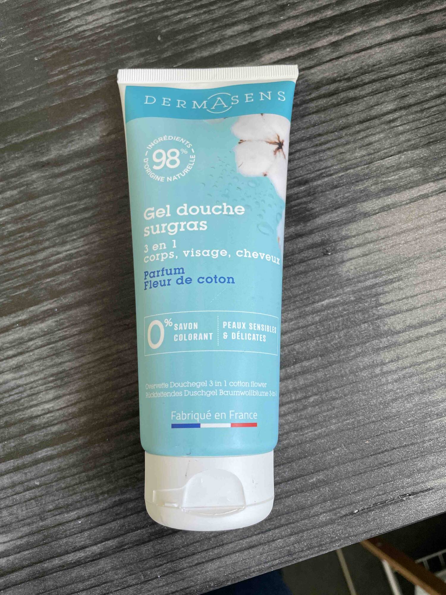 DERMASENS - Gel douche surgras 3 en 1