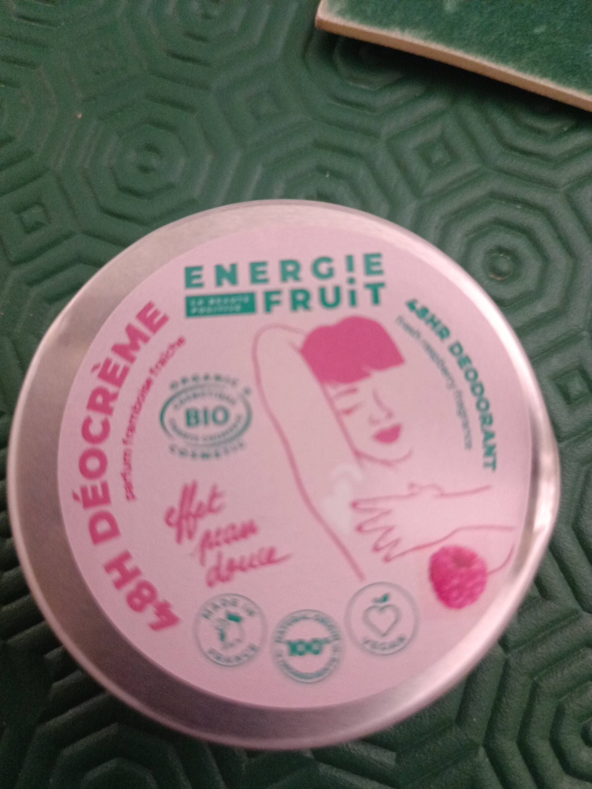 ENERGIE FRUIT - Déocrème 48h parfum framboise fraîche