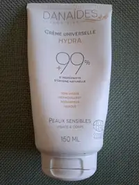 DANAÏDES - Peaux sensibles -Crème universelle hydra visage & corps