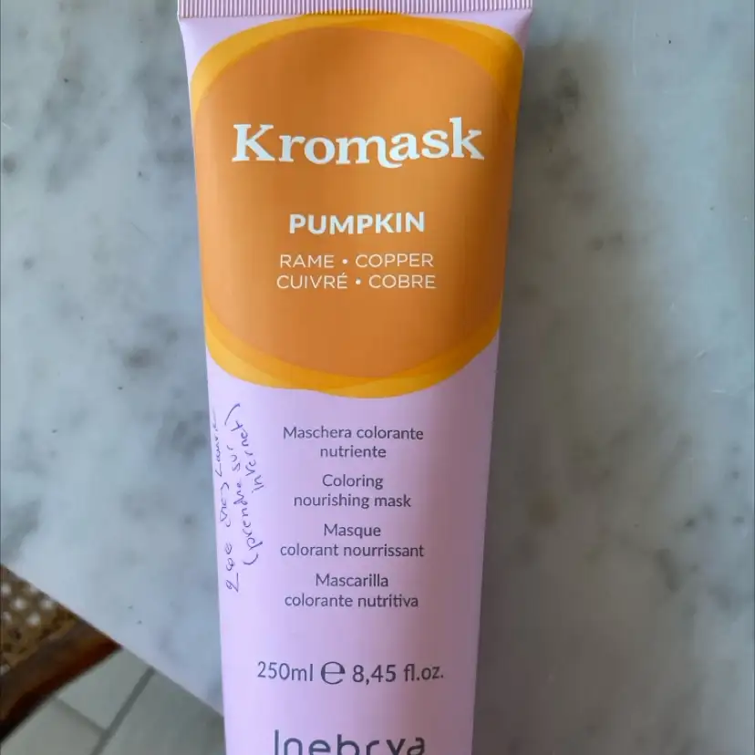 INEBRYA - Kromask pumpkin - Masque colorant nourrissant