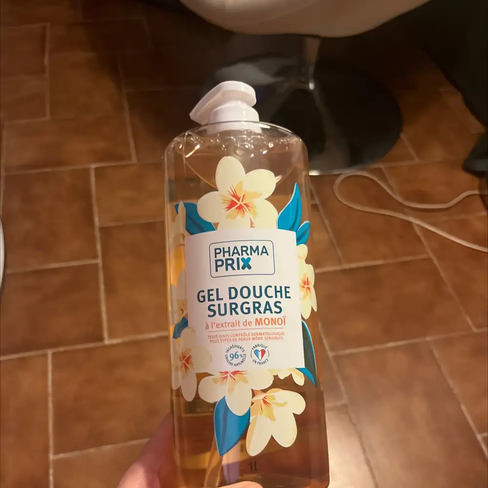 PHARMAPRIX - Gel douche surgras à l’extrait de monoï