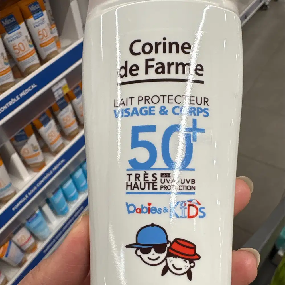 CORINE DE FARME - Lait protecteur visage & corps SPF50+ babies & kids