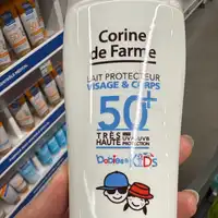 CORINE DE FARME - Lait protecteur visage & corps SPF50+ babies & kids
