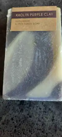 SOAP -N - SCENT - Kaolin purple clay - Handmade & fair trade soap