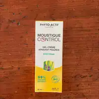 PHYTO-ACTIF - Moustique Control - Gel crème apaisant piqûres