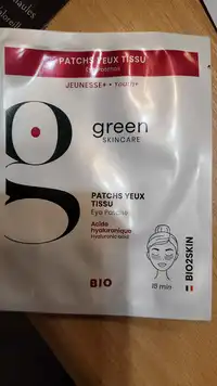 GREEN SKINCARE - Patchs yeux tissu bio