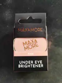 MAX & MORE - Under eye brightener pink