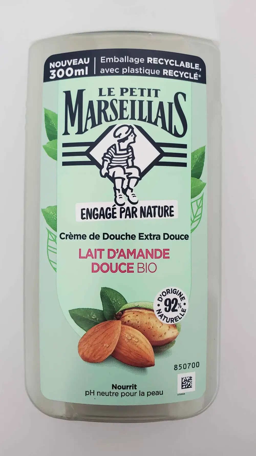 LE PETIT MARSEILLAIS - Crème de douche extra douce lait d'amande douce bio