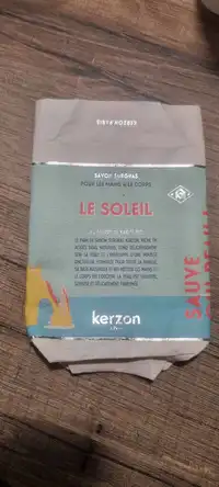 KERZON - Le soleil - Savon surgras